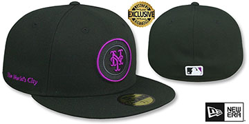 Mets ALTERNATE CITY CONNECT Black Fitted Hat by New Era