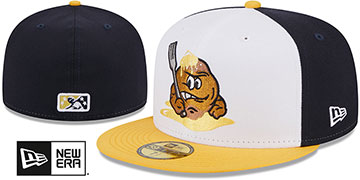 Mets THEME NIGHT White-Navy-Gold Fitted Hat by New Era