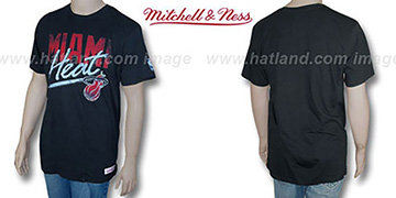 Mitchell and Ness Heat 'Fan Vintage' Black T-Shirt