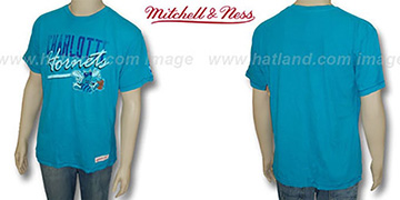 Mitchell & Ness Hornets Fan Vintage Teal T-Shirt