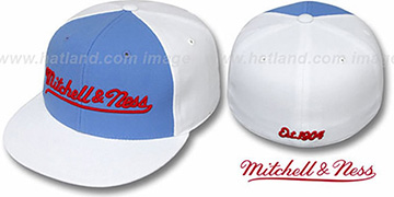 Mitchell and Ness PINWHEEL Sky-White Fitted Hat