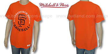 Mitchell & Ness SF Giants Fan Vintage Orange T-Shirt