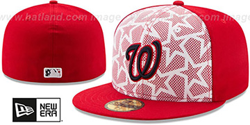 Nationals '2016 JULY 4TH STARS N STRIPES' Fitted Hat by New Era