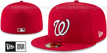 Nationals 2018 PROLIGHT-BP Red Fitted Hat by New Era