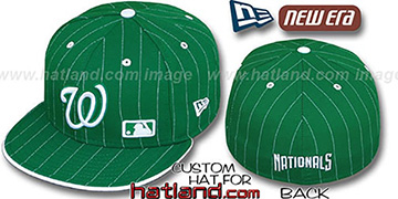 Nationals FABULOUS Kelly-White Fitted Hat by New Era