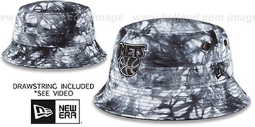 Nets 'TYE-DYE ZONE' Bucket Hat by New Era