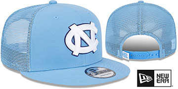 North Carolina 'TEAM-BASIC TRUCKER SNAPBACK' Sky Hat by New Era