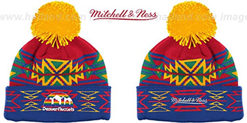 Nuggets GEOTECH Knit Beanie by Mitchell and Ness