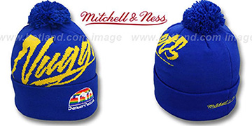 Nuggets 'VICE BEANIE' Royal by Mitchell and Ness