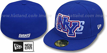 NY Giants 'NFL FELTN' Royal Fitted Hat by New Era