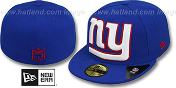 NY Giants NFL 'MIGHTY-XL' Royal Fitted Hat by New Era