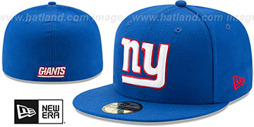 NY Giants 'NFL TEAM-BASIC' Royal Fitted Hat by New Era