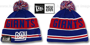 NY Giants THE-COACH THROWBACK Navy Knit Beanie Hat by New Era