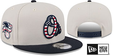 Orioles 2024 JULY 4TH STARS N STRIPES SNAPBACK Hat by New Era