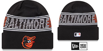 Orioles 24-25 SPORT-KNIT Black Beanie Hat by New Era