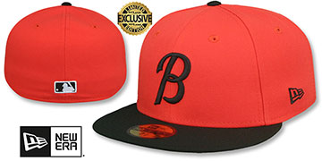 Orioles ALTERNATE CITY CONNECT Orange-Black Fitted Hat by New Era