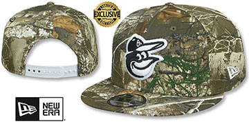 Orioles 'TEAM-BASIC SNAPBACK' Realtree Camo-White Hat by New Era