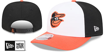 Orioles 'TEAM-BASIC STRETCH-SNAP' Black-White Hat by New Era