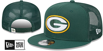 Packers TEAM-BASIC TRUCKER SNAPBACK Green Hat by New Era