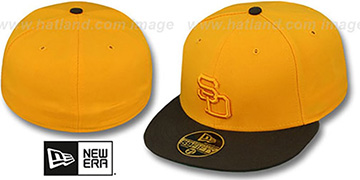 Padres 1972 ROAD FASHION Gold-Brown Hat by New Era