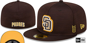 Padres 2024 ALTERNATE CLUBHOUSE Heather Brown Fitted Hat by New Era