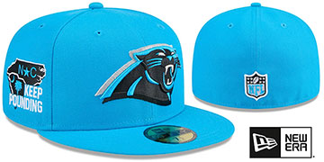 Panthers 2024 NFL DRAFT Blue Fitted Hat by New Era