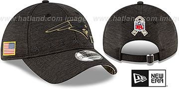 Patriots 2020 SALUTE-TO-SERVICE STRAPBACK ST Black Hat by New Era