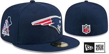 Patriots 2024 'NFL DRAFT' Navy Fitted Hat by New Era