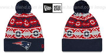 Patriots 'RETRO CHILL' Knit Beanie Hat by New Era