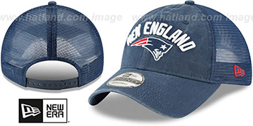 Patriots RUGGED-TEAM TRUCKER SNAPBACK Navy Hat by New Era