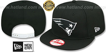 Patriots 'TEAM-BASIC SNAPBACK' Black-White Hat by New Era