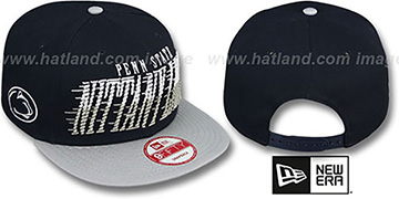 Penn State SAILTIP SNAPBACK Navy-Grey Hat by New Era