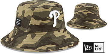 Phillies 2021 ARMED FORCES STARS N STRIPES BUCKET Hat by New Era