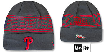 Phillies '24-25 SPORT-KNIT' Charcoal Beanie Hat by New Era