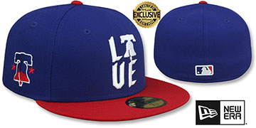 Phillies 'ALTERNATE CITY CONNECT' Royal-Red Fitted Hat by New Era