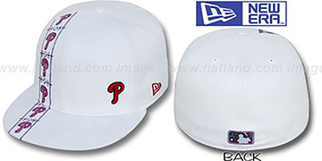 Phillies FLAWLESS CUBANO White Fitted Hat by New Era