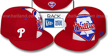 Phillies 'MASCOT-ZOOM' Red Fitted Hat by New Era