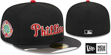 Phillies METALLIC CAMO Fitted Hat by New Era