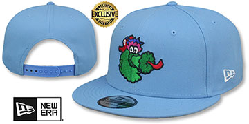 Phillies PHILLIE PHANATIC SNAPBACK Sky Hat by New Era