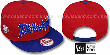 Phillies 'SNAP-IT-BACK SNAPBACK' Red-Royal Hat by New Era