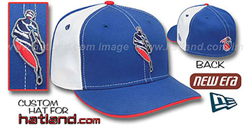 Pistons INSIDER PINWHEEL Royal-White Fitted Hat by New Era