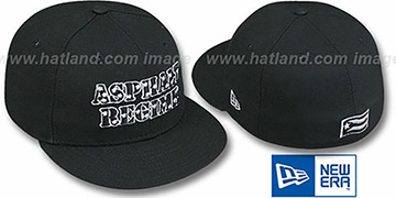 Puerto Rico 'ASPHALT REGIME' Black Fitted Hat by New Era