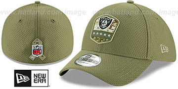 raiders salute to service hat