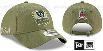 raiders salute to service hat