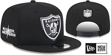 Raiders 2024 NFL DRAFT SNAPBACK Black Hat by New Era