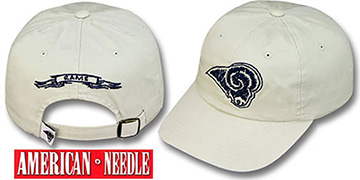 Rams 'SKETCH' Hat by American Needle - stone