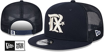 Rangers CITY CONNECT TRUCKER SNAPBACK Navy Hat by New Era