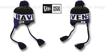 Ravens CRAYON BOX Knit Beanie Hat by New Era