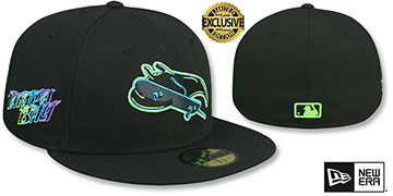 Rays 'ALTERNATE CITY CONNECT' Black Fitted Hat by New Era