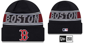 Red Sox 24-25 SPORT-KNIT Navy Beanie Hat by New Era